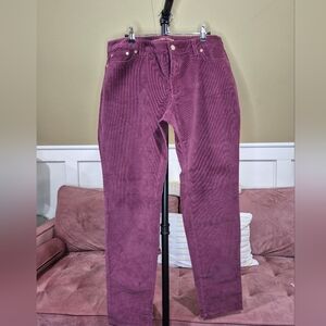 Michael Kors Women's Plum Skinny Corduroy Pants